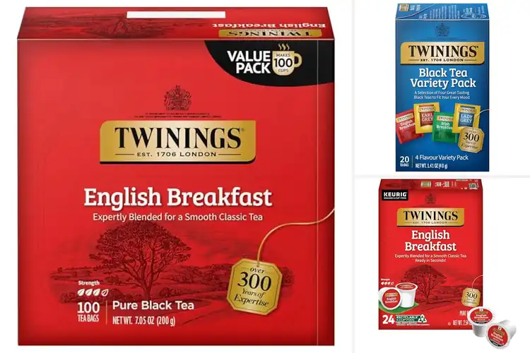 Detailed view of Best Twinings Black Tea Blends