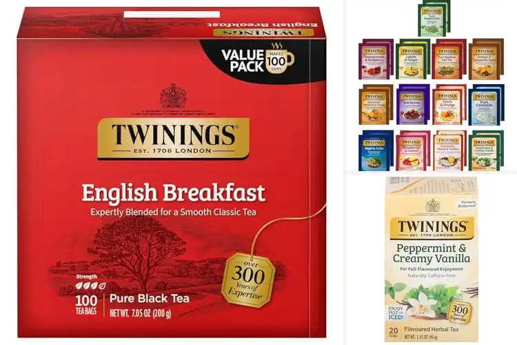 Detailed view of Best Twinings Tea Blends