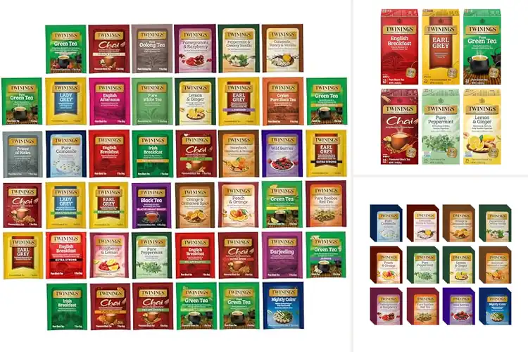 Detailed view of Best Twinings Tea Varieties