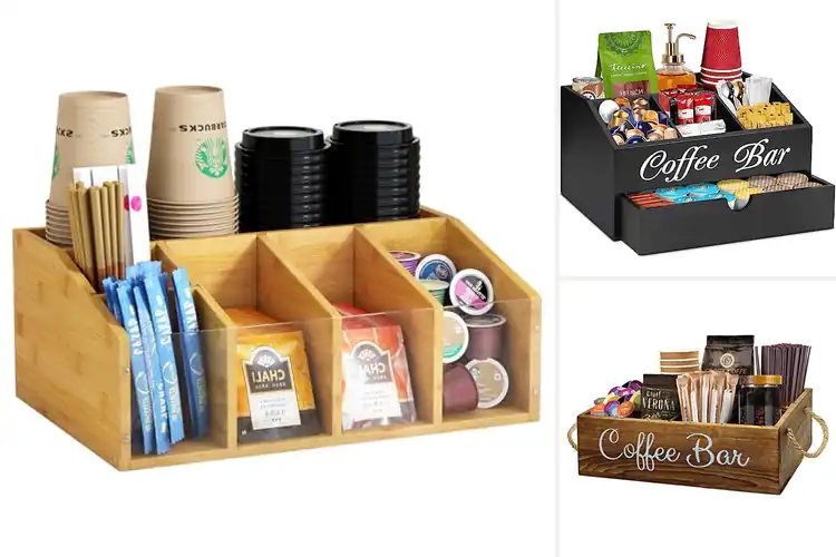 Detailed view of 10 Best Wooden Coffee Organizers That Transform Your Space